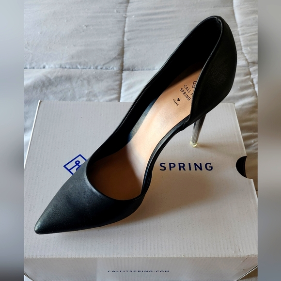 Black "Call It Spring" Pumps - Picture 2 of 3